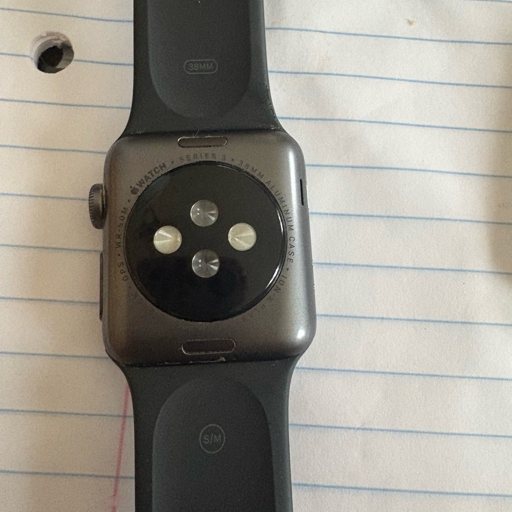 Apple Silver and Black Smartwatch - Picture 4 of 5